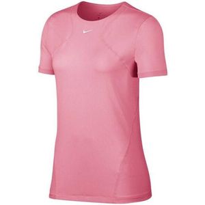 Nike Pro Sportshirt Dames - Roze - Maat XS