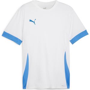 PUMA teamGOAL Matchday Jersey Heren Sportshirt - PumaWit;Blauw - Maat XL