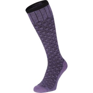 Sockwell Deco Dot Dames Compressiekousen Klasse 1 Plum Maat 35-38