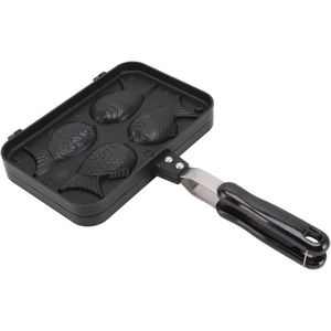 Wafelijzer Taiyaki Visvorm Cake Maker Dubbele Bakpan Wafel Bakvorm met Non Stick Coating.