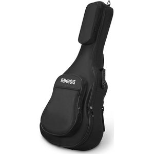 Akoestische Gitaar Gig Bag Rugzak voor 40-41 inch - Zachte Case Cover - Waterdicht - Zwart