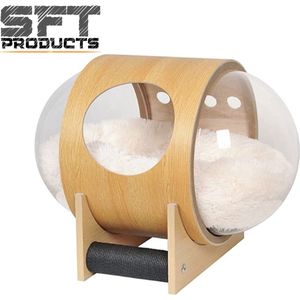 SFT Products Kattenhuisje Met Doorzichtige Zijkanten