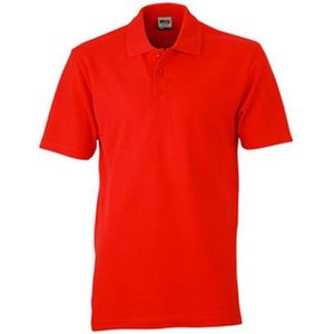 James and Nicholson Unisex Basic Polo Shirt (Rood)