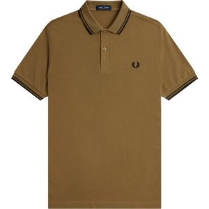 Fred Perry - Twin Tipped Shirt - Polo Shaded Stone-3XL