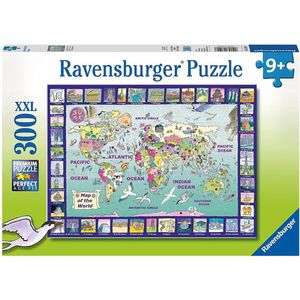 Ravensburger puzzel Map of the World - Legpuzzel - 300XXL