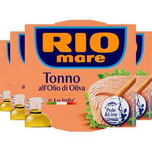 Rio Mare Tonijn in Olijfolie 160g PL - 4 Stuks - Voordeelverpakking