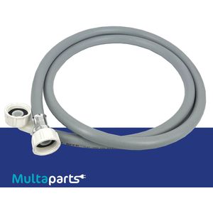 Aanvoerslang wasmachine / vaatwasser 3,5 meter lengte | Te gebruiken tot 60 bar | Universele 3/4 schroefaansluiting | Rechte en haakse slangaansluiting | Multaparts® huismerk