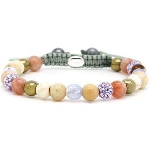 Karma Armband (Sieraad) XS Lilac crystal Paars 80024