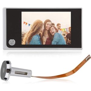 Visual Doorbell 3 .5 ""Digitale LCD 120 Graden Peephole Viewer Foto Visuele Monitoring Elektronische Kat Eye Camera Eenvoudig te installeren voor Home Office met Nachtzicht .
