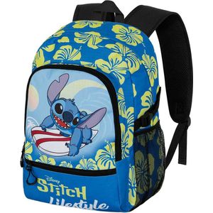 Disney Stitch Rugzak Lifestyle - 3 Vakken - Premium Quality - Laptop / tablet vak - Hoogte 44cm