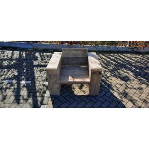 Loungestoel ''Garden Basic'' van Gebruikt steigerhout 60cm