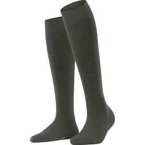 FALKE Softmerino warme ademende merinowol katoen kniekousen dames groen - Maat 39-40