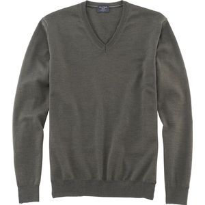 OLYMP - Trui Merino Donkergroen - Heren - Maat XXL - Modern-fit