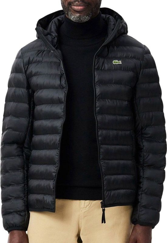 Lacoste Quilted Hooded Puffer Jas Heren - Maat XXL (54)