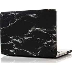 Mobigear Laptophoes geschikt voor Apple MacBook Pro 13 Inch (2008-2012) Hoes Hardshell Laptopcover MacBook Case | Mobigear Marble - Zwart - Model A1278