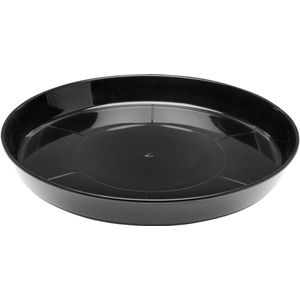 Garronda Ronde Bloempot Onderzetter – 1 stuk – Zwart - ⌀ 15cm H=2,3cm - GD-NIC-PotBase108