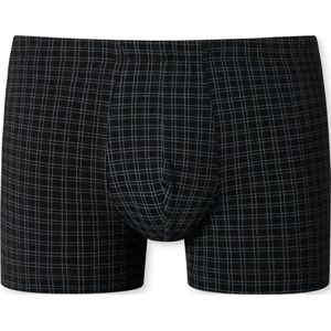 SCHIESSER Cotton Casuals boxer (1-pack) - heren shorts zwart geruit - Maat: 3XL