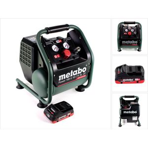 Metabo Power 160-5 18 LTX BL OF Snoerloze compressor 18 V 8,0 bar Brushless + 1x LiHD accupack 4,0 Ah - zonder lader