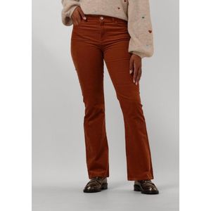 Fabienne Chapot Eva Flare Trousers Broeken Dames - Cognac - Maat 29/34