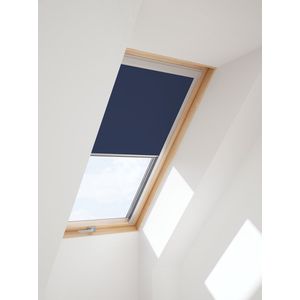 Contrio verduisterende rolgordijn voor Velux ® dakraam - GGL - SK08 Blauw (114x140)