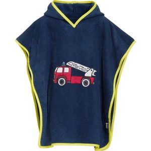 Playshoes - Bad poncho met capuchon - Brandweerauto