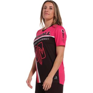 Rehall LOISA-R Dames Fietsshirt Korte Mouw Roze S - Mountainbike Shirt - Sportshirt