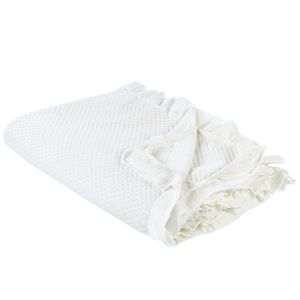 HATTON - Sprei - Gebroken wit - 220 x 240 cm - Katoen