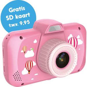 Eldur® Kindercamera - 40 megapixels - Roze - Gratis 32gb SD kaart - Extra Groot Scherm