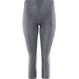 FALKE dames 3/4 tights Wool-Tech Light - thermobroek - grijs (grey-heather) - Maat: S
