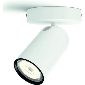 Philips Pongee opbouwspot - 1-lichts - wit