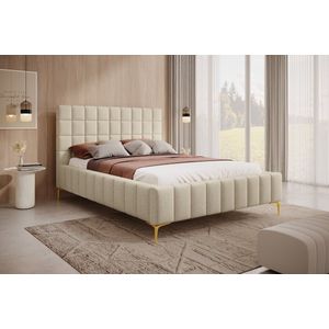 Meubella - Tweepersoonsbed Great - Beige - 160x200 cm