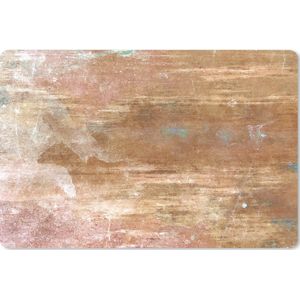 Bureau onderlegger - Muismat - Bureau mat - IJzer - Brons - Roest print - 60x40 cm
