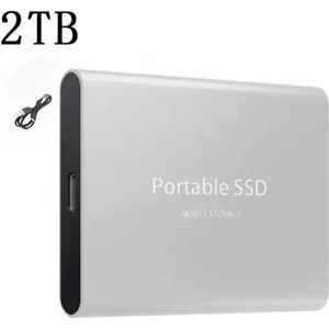 Harde schijf (SSD) 2TB draadloos grijs. Zakformaat.