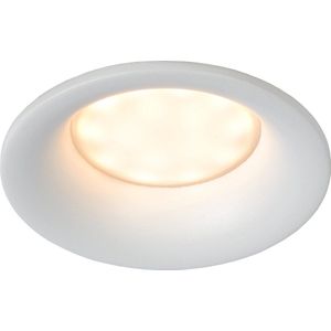 Lucide ZIVA Inbouwspot Badkamer - Ø 8,5 cm - 1xGU10 - IP44 - Wit