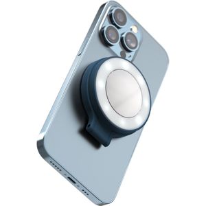 ShiftCam SnapLight magnetische ringlight voor smartphone - 4 helderheidniveaus - tot 1,5 uur batterij - Abyss Blue (blauw)