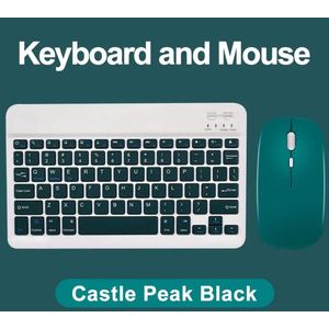 Mini Wireless Keyboard And Mouse Rechargeable Slim English Keyboard And Mouse Set For IPad Air Pro Tablet For Android Windows