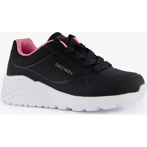Skechers Uno Lite meisjes sneakers zwart - Maat 35 - Extra comfort - Memory Foam