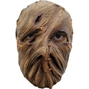 Partychimp Vogelverschrikker Gezichts Masker Halloween Masker voor bij Halloween Kostuum Volwassenen - Latex - One-size