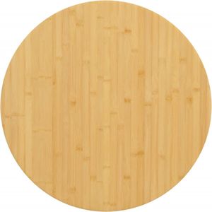 VidaXL Bamboe Tafelblad Ø 80x4 cm