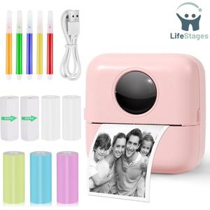 LifeStages Fotoprinter voor Smartphone -Fotoprinter - Fotoprinter Mobiel - Fotoprinter All in One - Duurzaam - Stijlvol