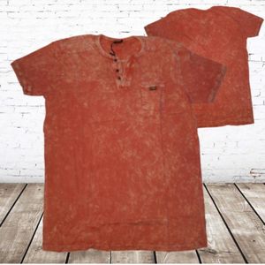 Heren t-shirt violento oranje -Violento-XXL-t-shirts heren