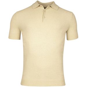 Baileys poloshirt korte mouw beige