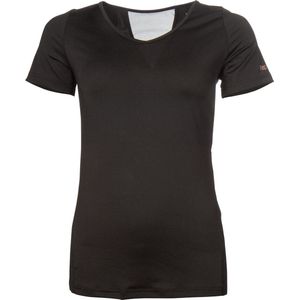 Papillon Fitness Shirt S/sl V-neck Dames Zwart Maat L