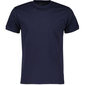 Jac Hensen T-shirt Ronde Hals Blauw - 3XL Grote Maten