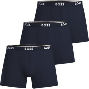 Hugo Boss - Boxershorts Power 3-Pack Donkerblauw 480 - Heren - Maat M - Body-fit