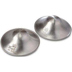 MOOGCO Silver nipple guards - tepelkapjes - maat M - de originele zilveren tepelbeschermer- 925 zilver