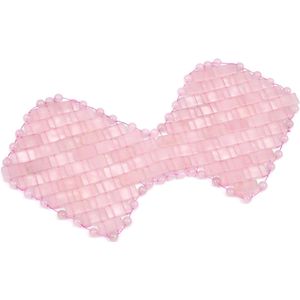 Natuurlijk Jade Oogmasker - Herbruikbaar Edelsteen Oogmasker voor Ontspanning en Verjonging (Roze Vlinder)