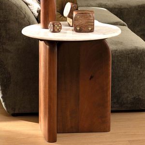 Bijzettafel Ø 51 cm Fort