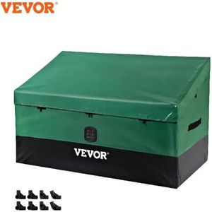 KOSMOS - VEVOR - Opbergbox tuin - Tuinbox - Opbergbox buiten - Opbergbox tuinkussenbox - Waterdicht - 230 liter - Groen/Zwart