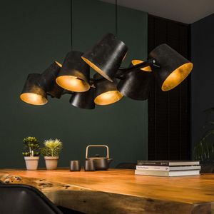 Hanglamp Jo - 8-lamps - Ø18cm - Charcoal
